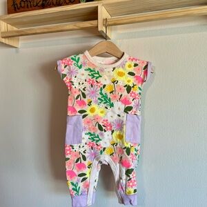 Cat & Jack Floral Baby Romper